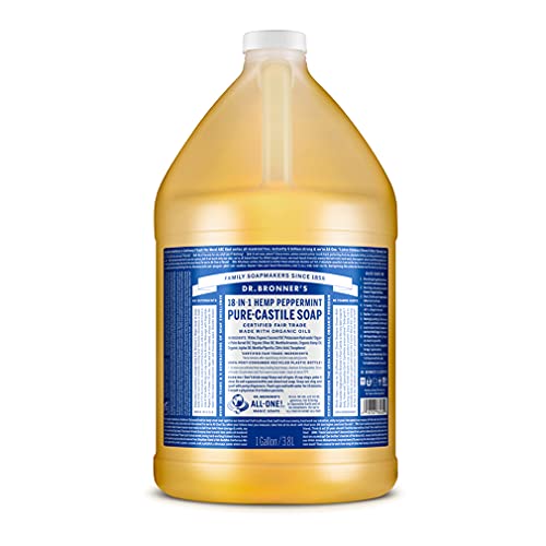 Pure-Castile Liquid Soap (Peppermint, 32 ounce) D1552