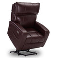 Leather Power Lift Recliner Chair with Heat & Massage C9645