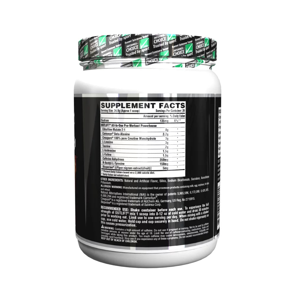 20 Servings Pre-Workout Powder W9120