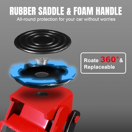 3 Ton Hydraulic Trolley Floor Jack with Extra Saddle M133