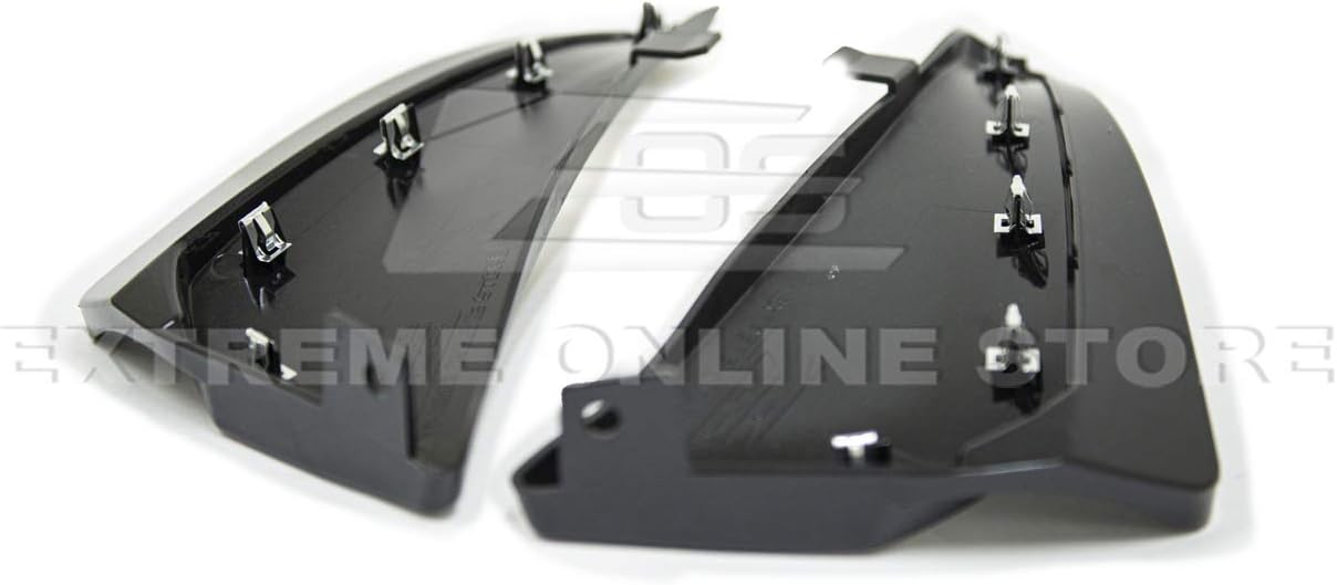 GM Factory XL Extended Style Painted Carbon Flash Metallic Rear Side Splash Guards Mud Flap Pair M282