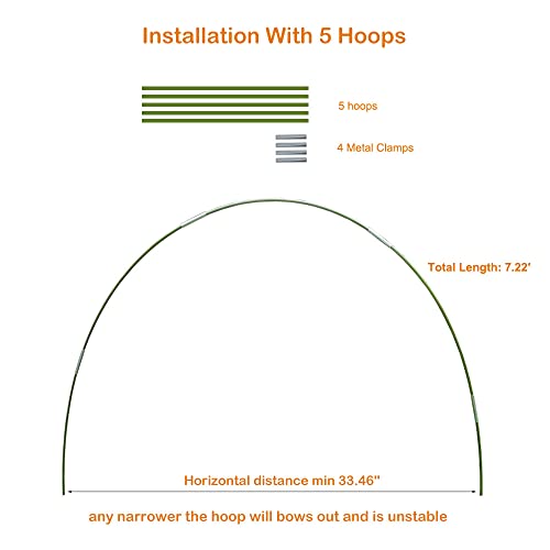 20packs Garden Hoops D18154