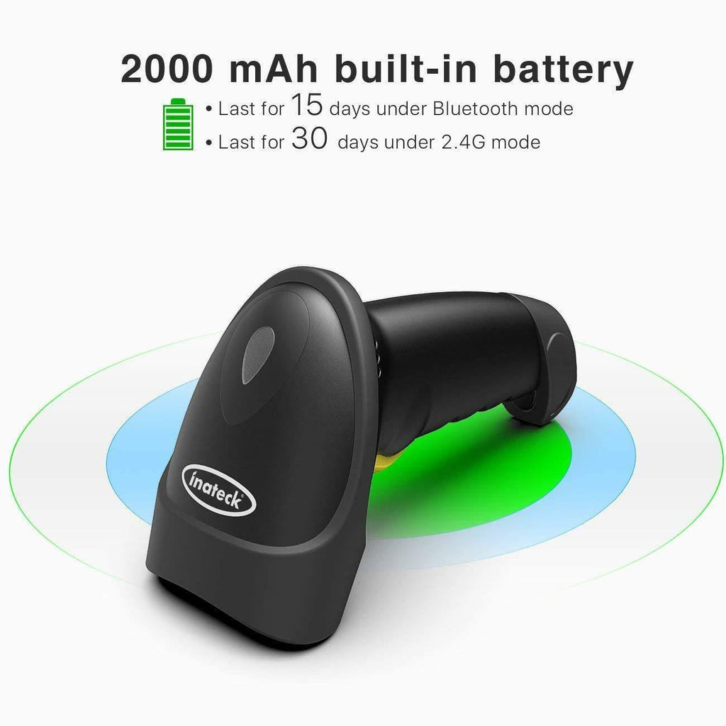 Black Wireless Bluetooth Barcode Scanner A48778