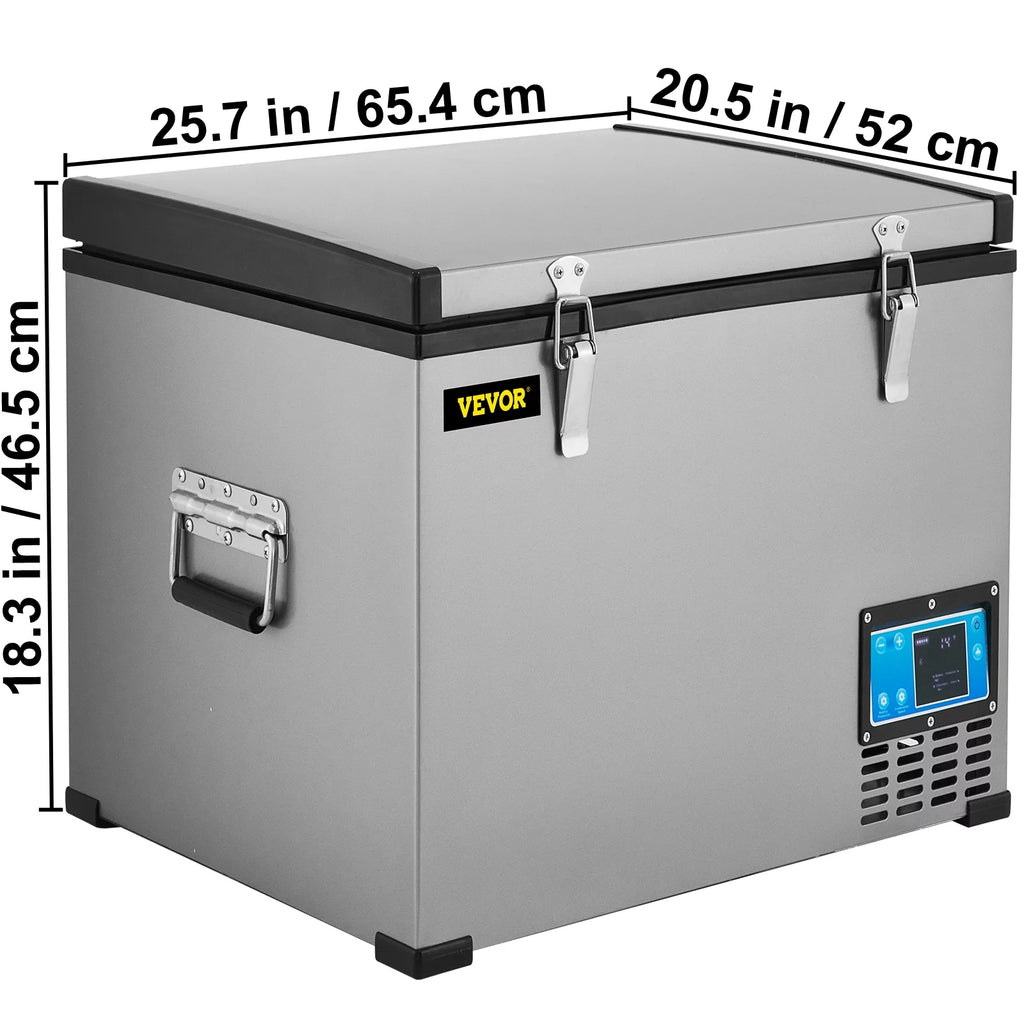48 Qt 12v Portable Freezer with Single Zone Electric Compressor Cooler D334