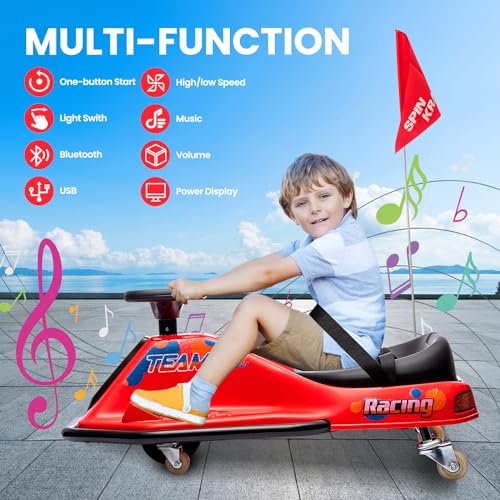 24V Electric Go Kart, 7Ah Drifting Car X1336