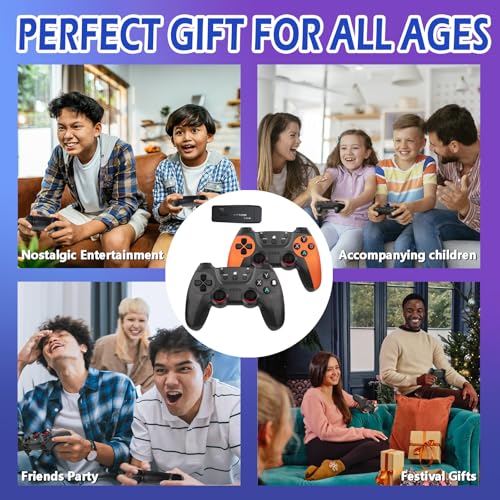 Retro Gaming Console with 20,000+ Games and 2.4G Wireless Controllers J85700