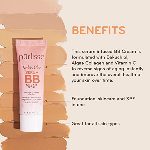 Ageless Glow Serum BB Cream SPF 40 Light 1.4oz J60909