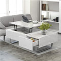 Black Lift Top Coffee Table with Storage and Hidden Compartment S54655