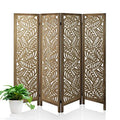 6 Panel Freestanding Folding Room Divider Screen (Brown) F897