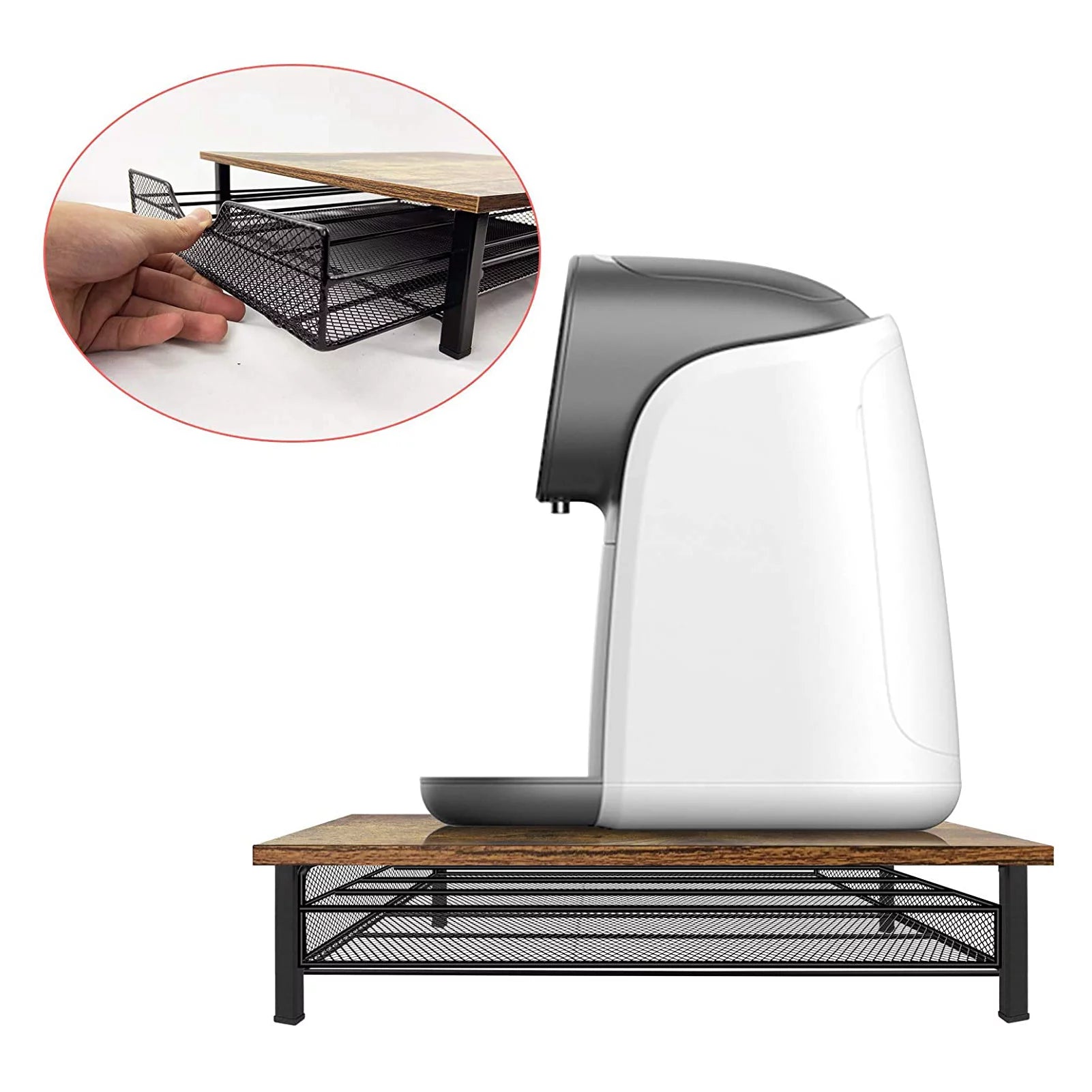 Brown Coffee Pod Drawer Holder for K-cups S427