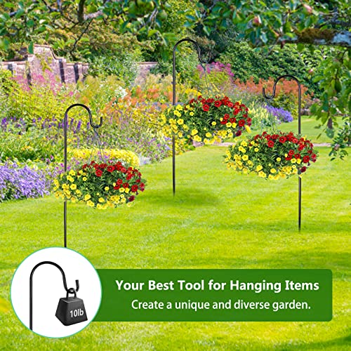 2 PCS 35 inch Metal Garden Shepherds Hook F64028