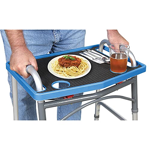 Black Non Slip Walker Tray Table (21"x16") X9297