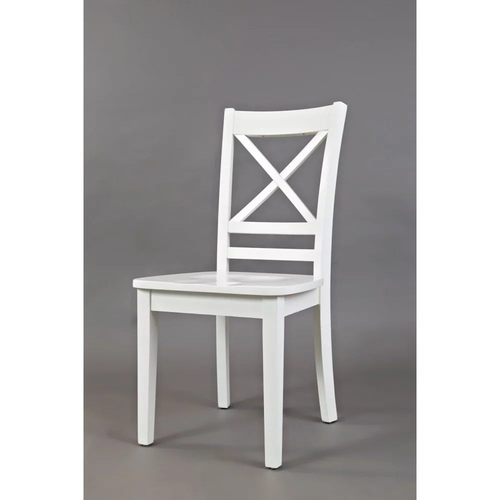 Solid Wood Cross-Back Dining Chair (Set of 2) A40559