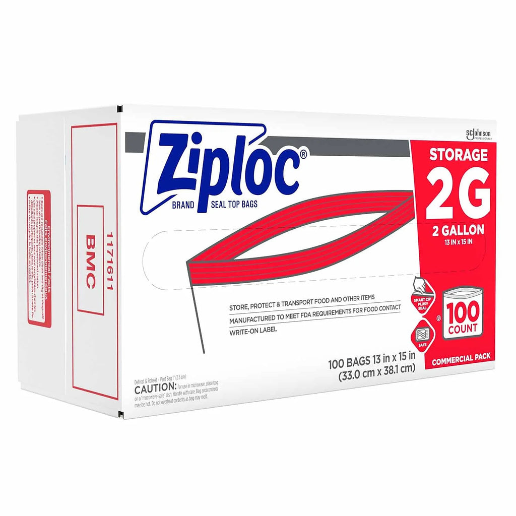 2 Gallon 100 Ct Storage Bags K3452