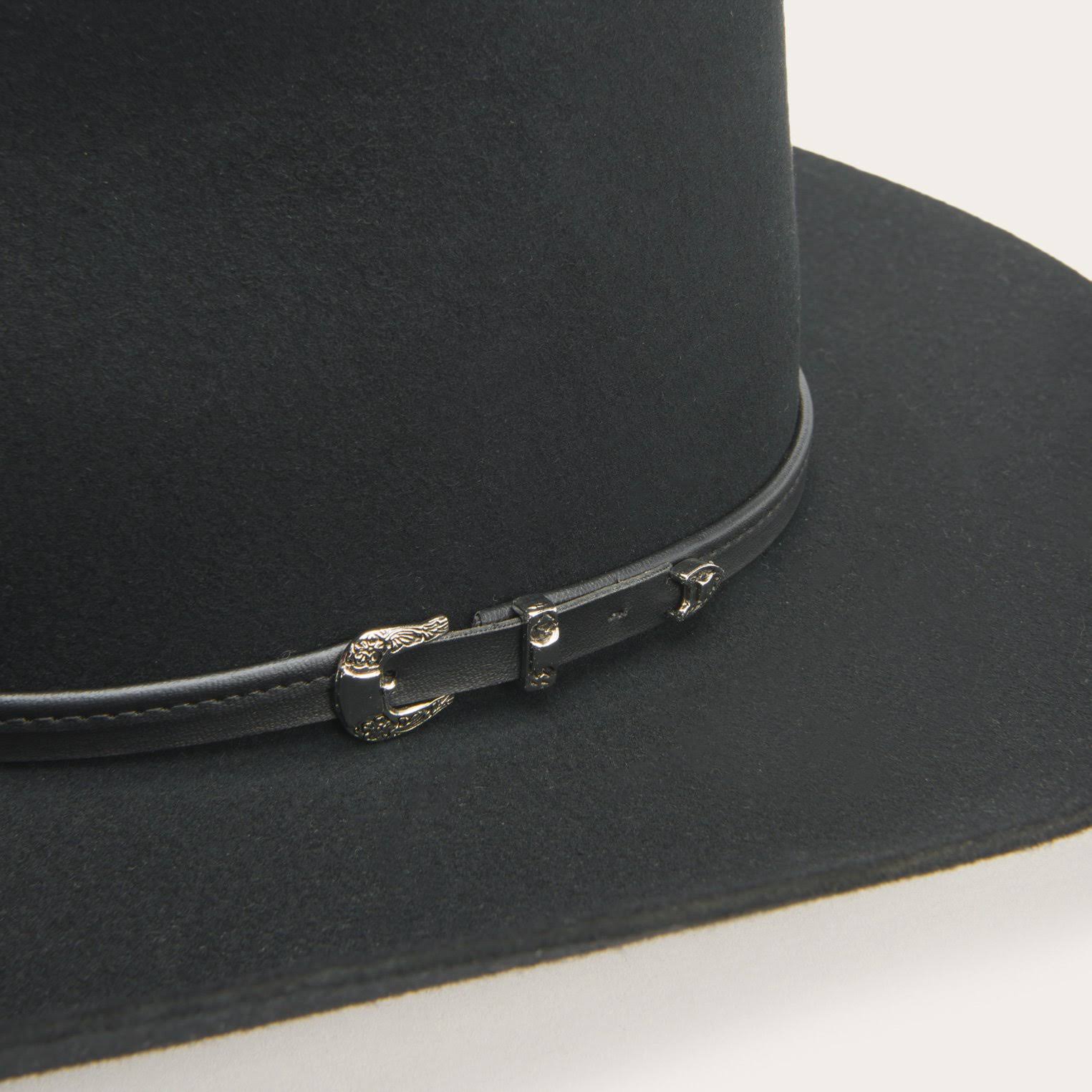 Black Buffalo Fur Hat T446047