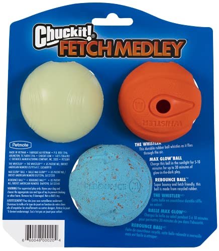 Medium (2.5 Inch) Pack of 3 Dog Ball Dog Toys N702079