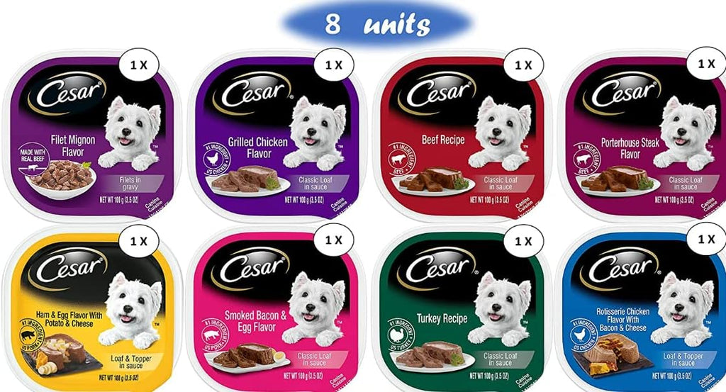 3.5 Ounce Wet Dog Food Bundle Pack of 8 P1341