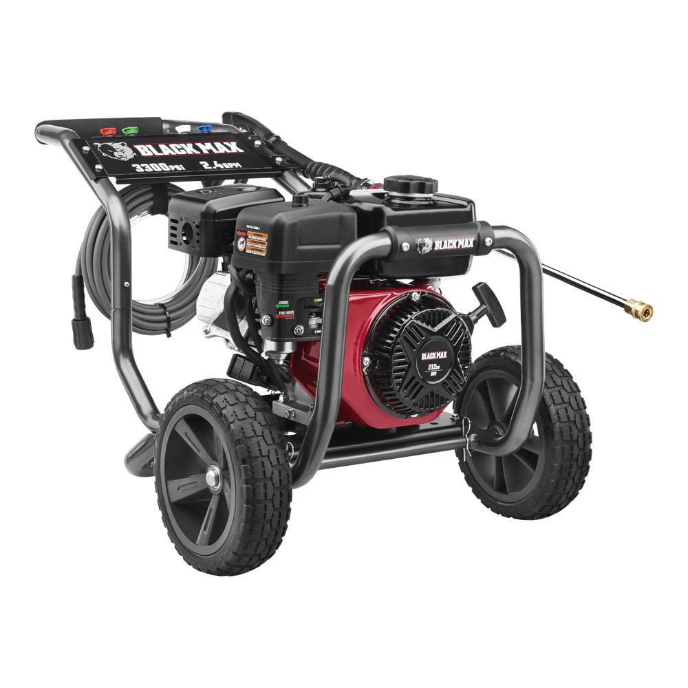 Black 3300 PSI Gas Pressure Washer P551