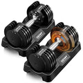 Adjustable 25lb/55lb Dumbbell Set V37437