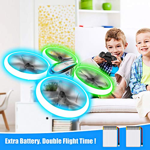 720P HD FPV Camera RC Drone with LED Light, 2 Batteries and Remote Control R788