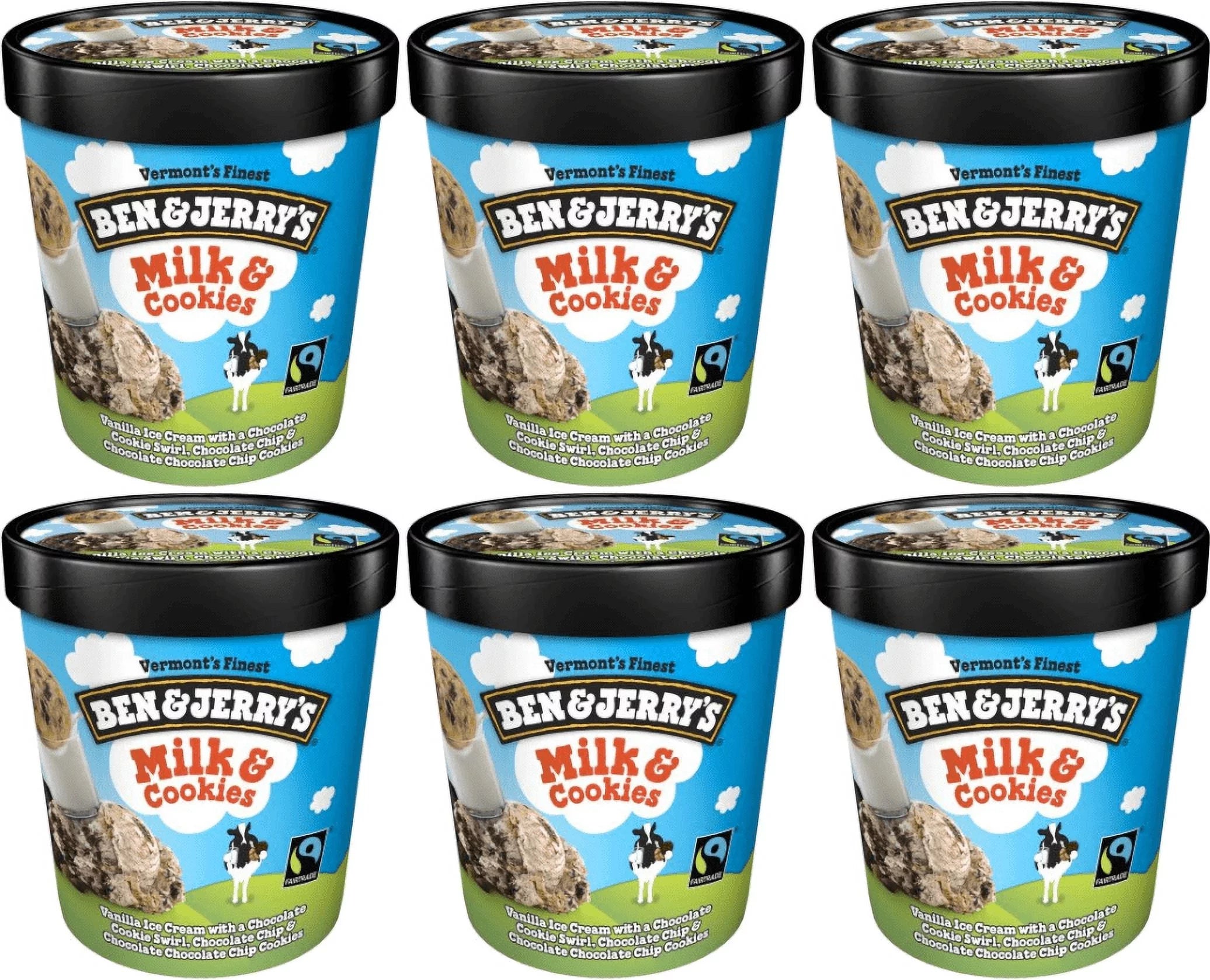 16 oz. Pint 6-Pack Ice Cream B11717