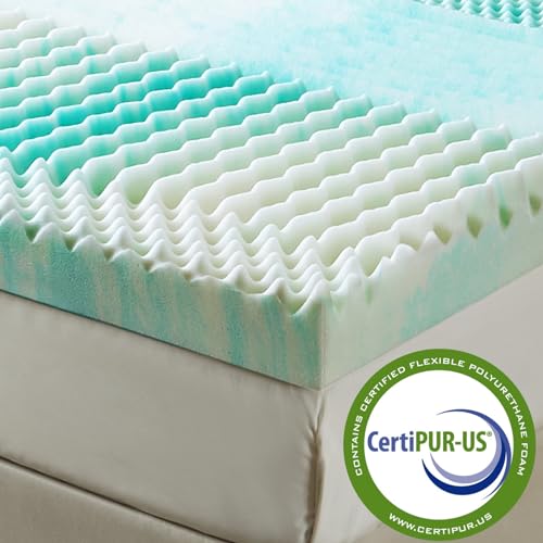 Queen 3 inch Gel Cooling Memory Foam Mattress Topper X633808