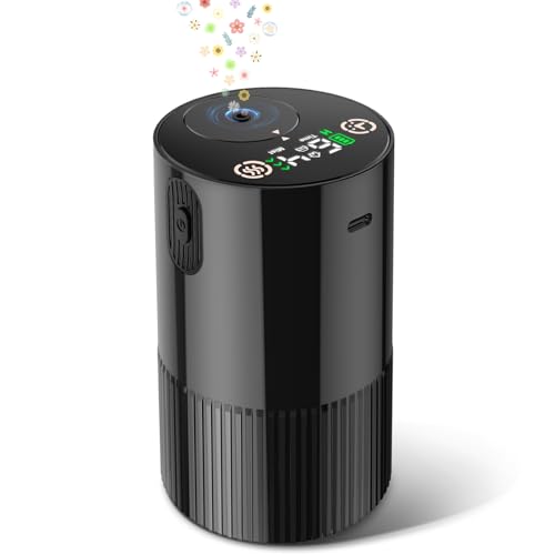 Mini Battery Operated Waterless Diffuser with 4 Mist Level Timers Auto-off S73769
