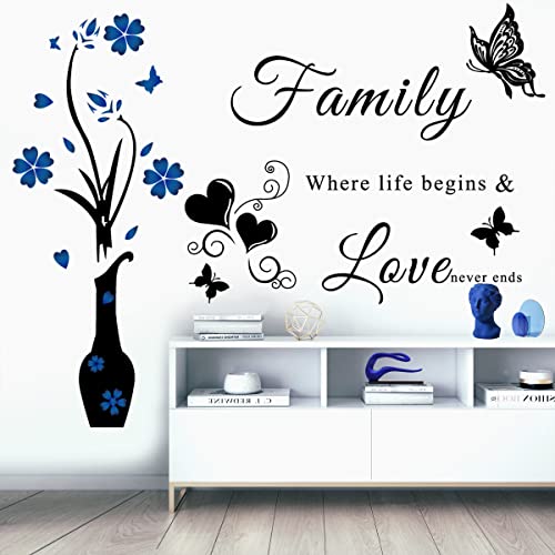 Inspirational Family Quote Vinyl Wall Decal D3149