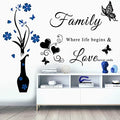 Inspirational Family Quote Vinyl Wall Decal D3149