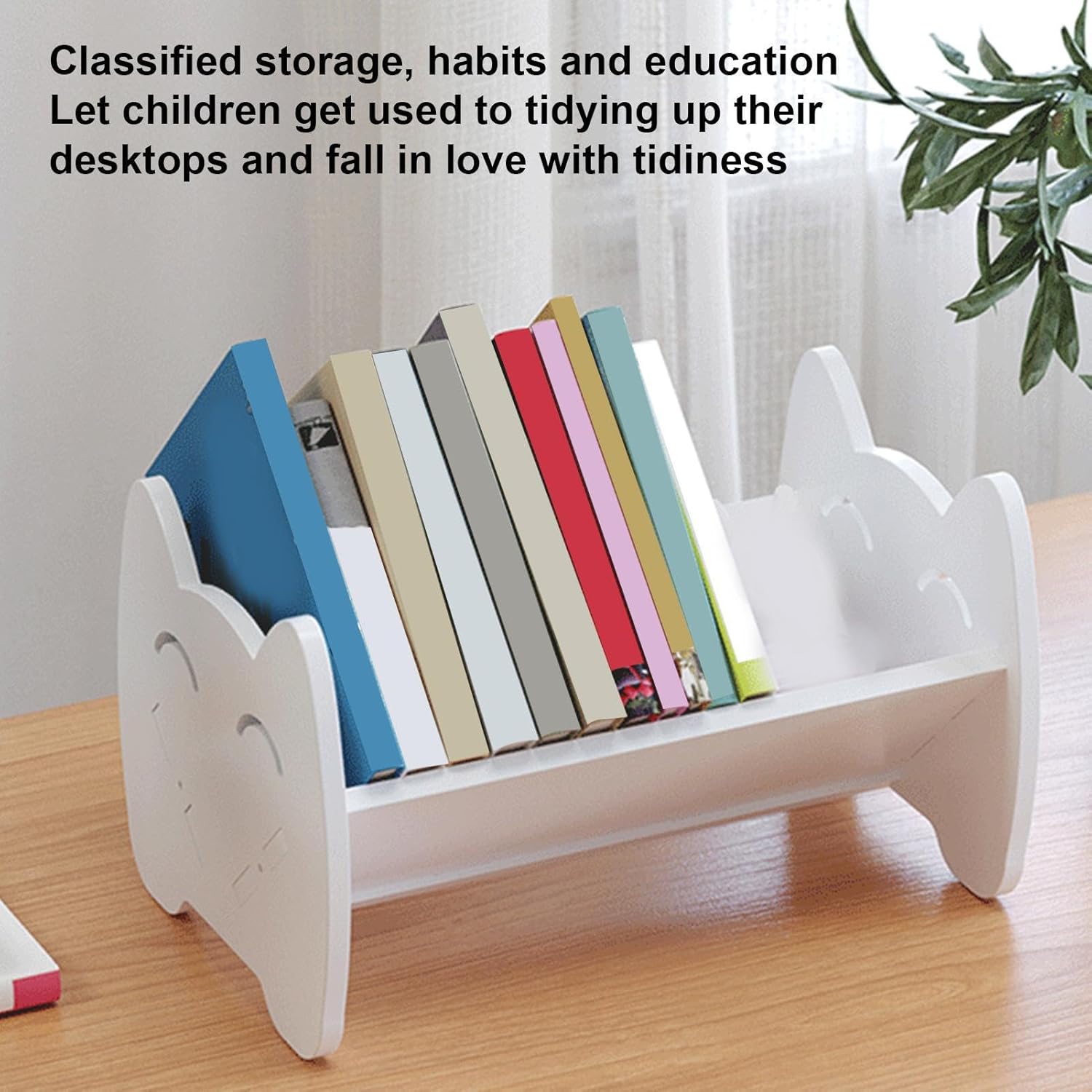 Compact Desktop Bookshelf J6287