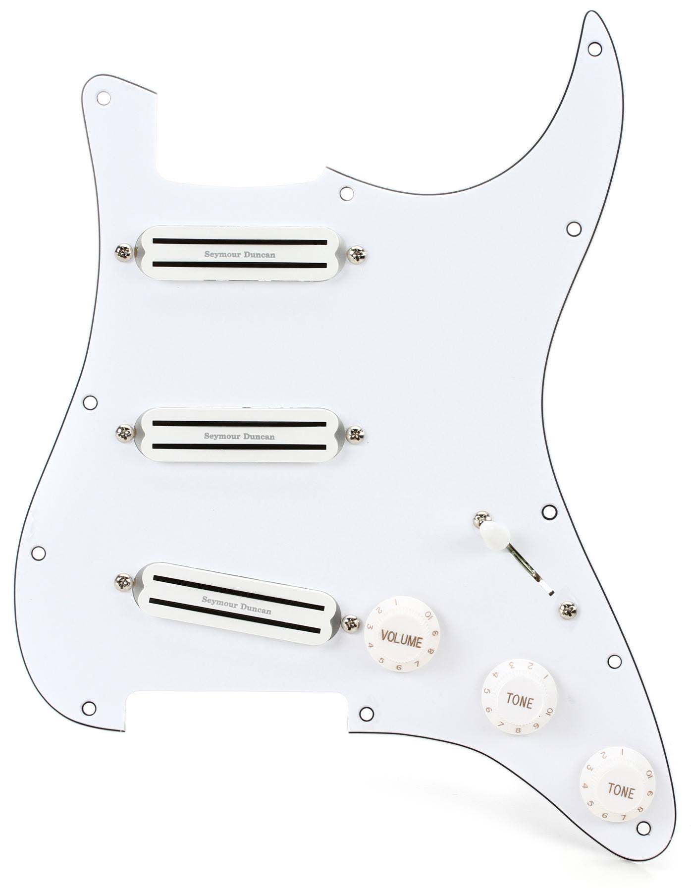 White Loaded Pickguard B12456
