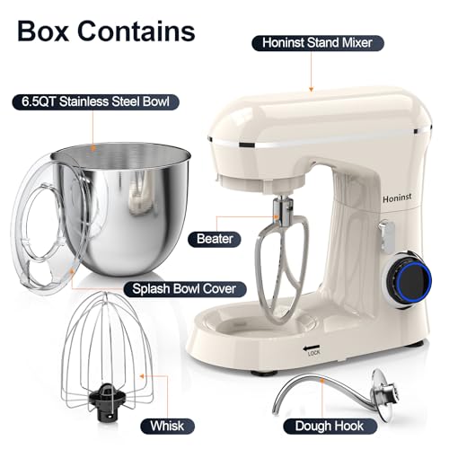 6.5QT 10-Speed Tilt-Head Electric Stand Mixer T884