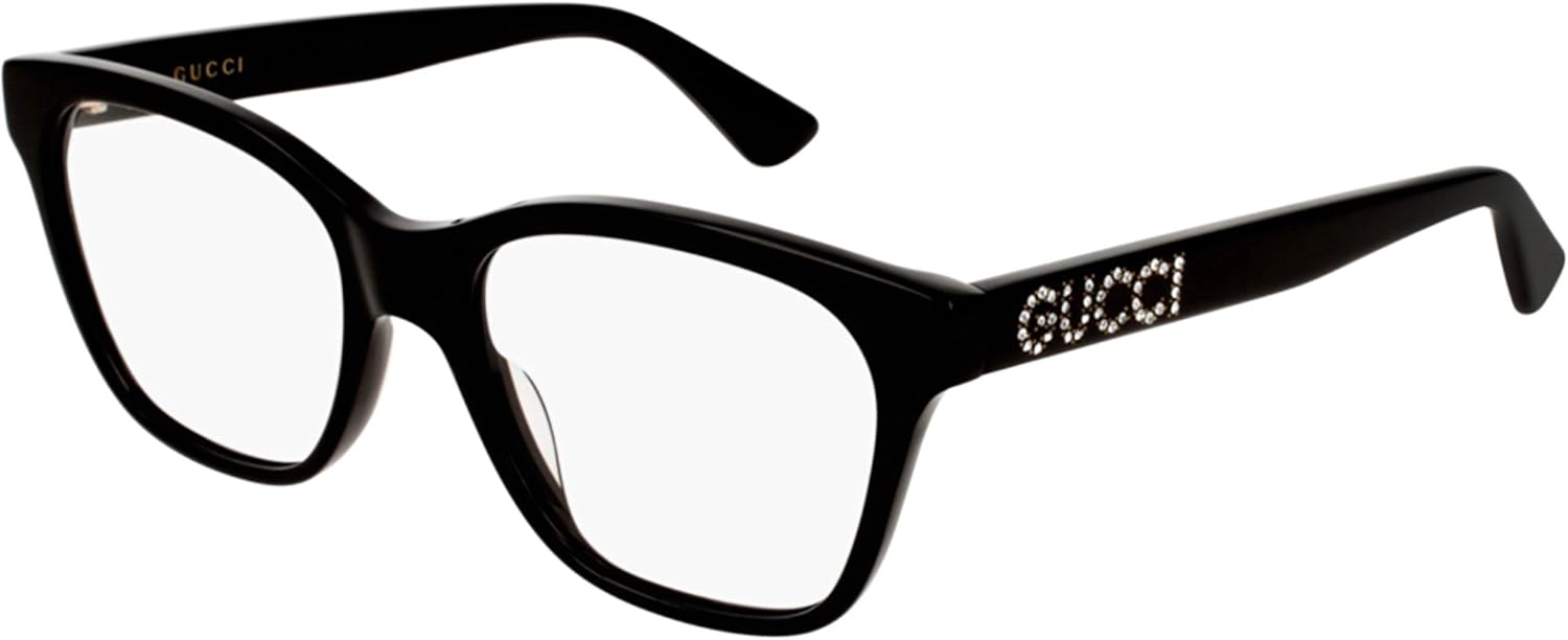 Black Plastic Square Eyeglasses 52mm X405471