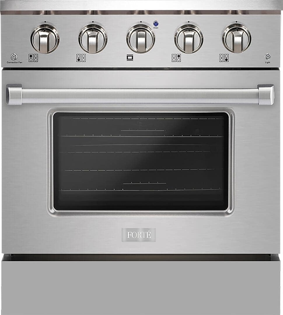 30 Freestanding Gas Range with 4 Sealed Burners in Stainless Steel T3562