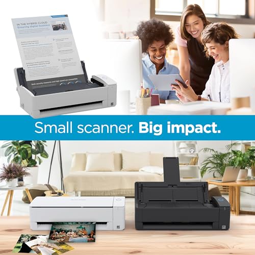 White Double-Sided Color Document Scanner with Auto Document Feeder M78528