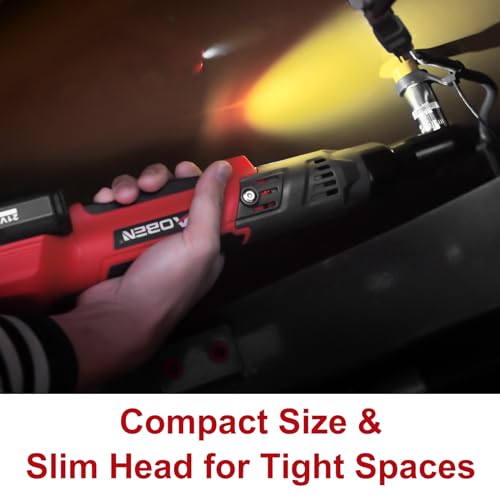 Cordless Electric Ratchet Wrench Set, 3/8" 12V Power Ratchet Tool Kit With 2 Packs 2000mAh Lithium-Ion Battery And Charger W172