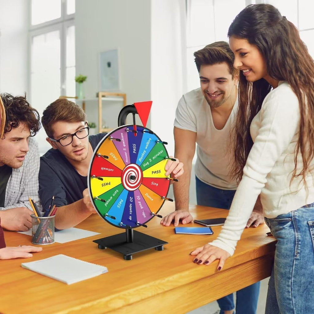 14 Slot Heavy Duty Spinning Prize Wheel with Base F667049