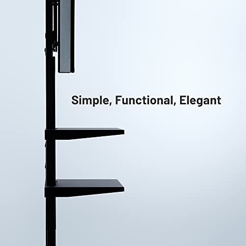 Satin Black Entertainment Shelf J707865