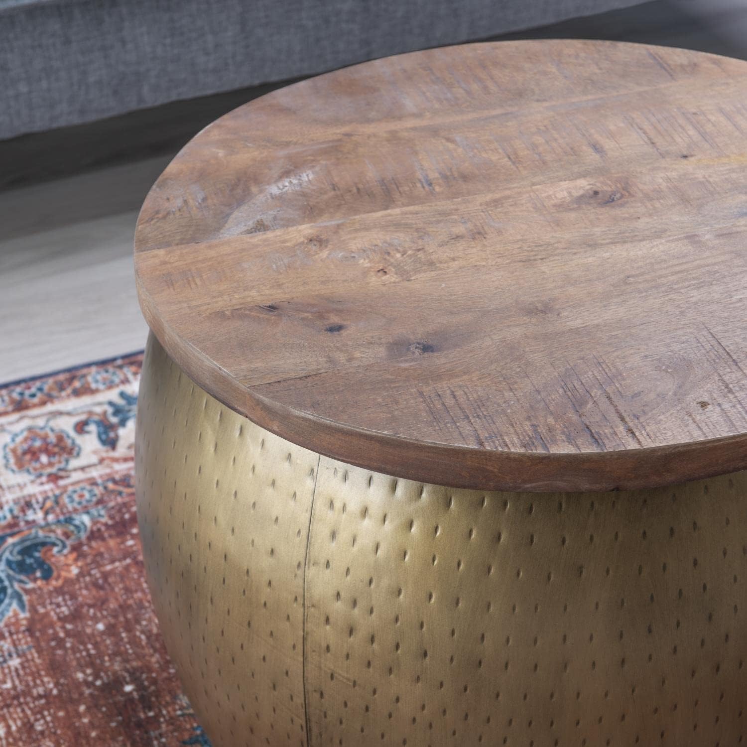 Gold Drum with Storage N951383