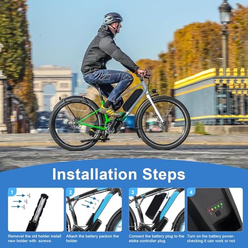 36V 10Ah Lithium Ebike Battery with 2A Charger U59727