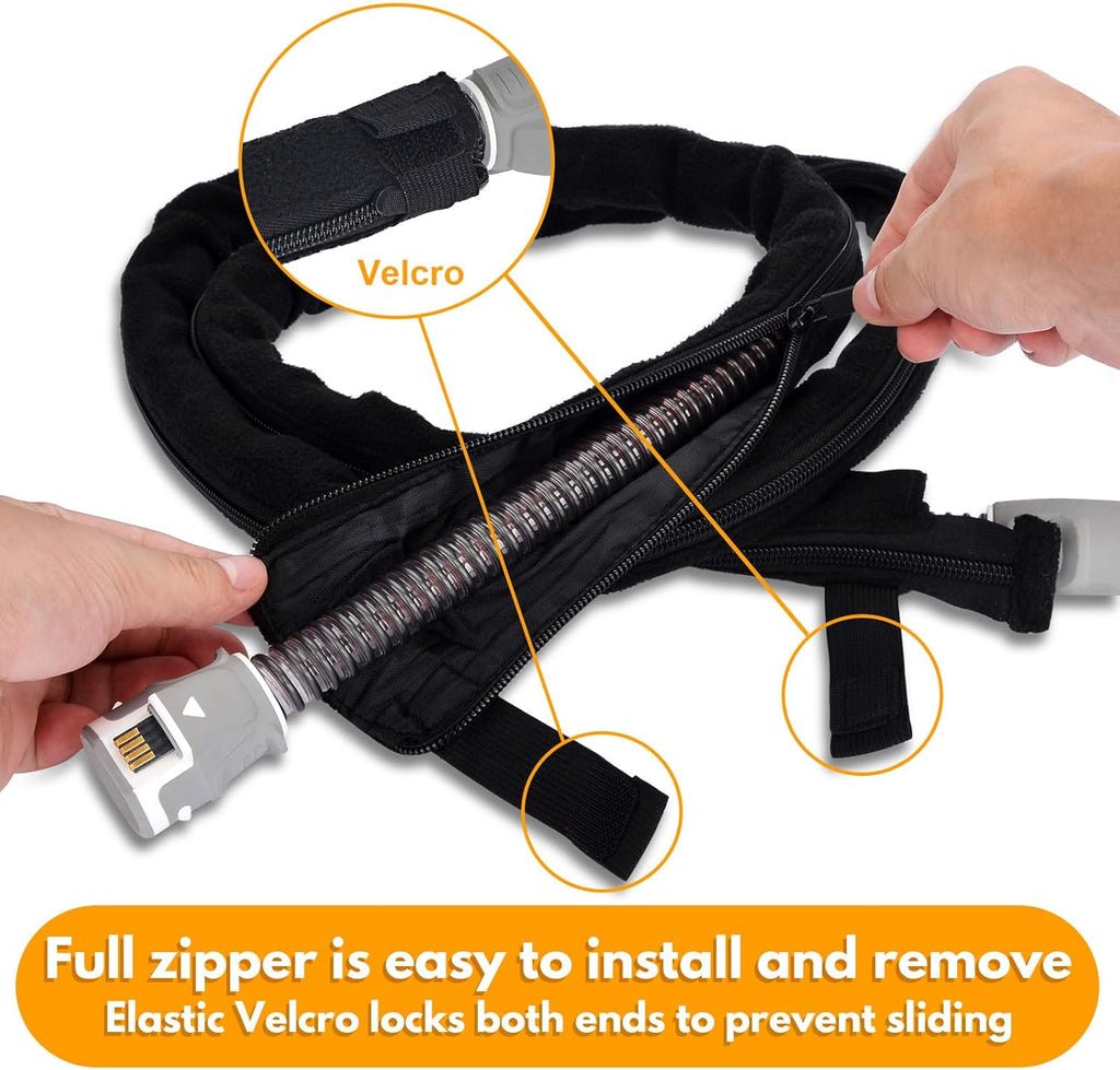 6.3ft CPAP Hose Cover with Full Zipper H504