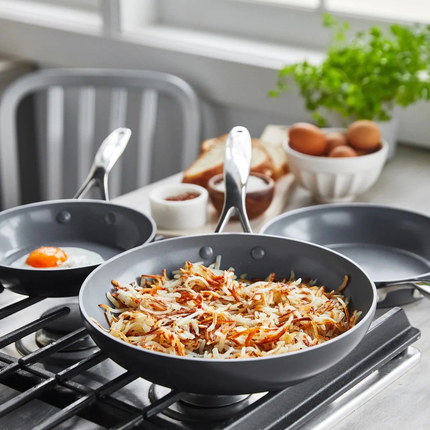11-Piece Ceramic Nonstick Cookware Set N349935