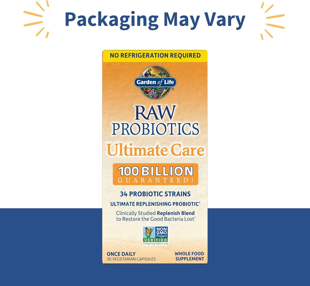 100 Billion CFU Shelf Stable Probiotics 30 Capsules I106