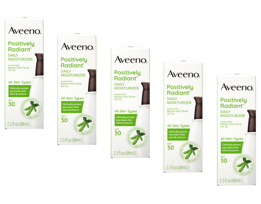 5 Pk Daily Face Moisturizer Broad Spectrum SPF 30, 2.3 Fl. Oz. L200993