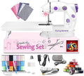 Mini Sewing Machine, Adjustable 2-Speed 2-Thread Portable Electric Sewing Machine with Foot Pedal T45431