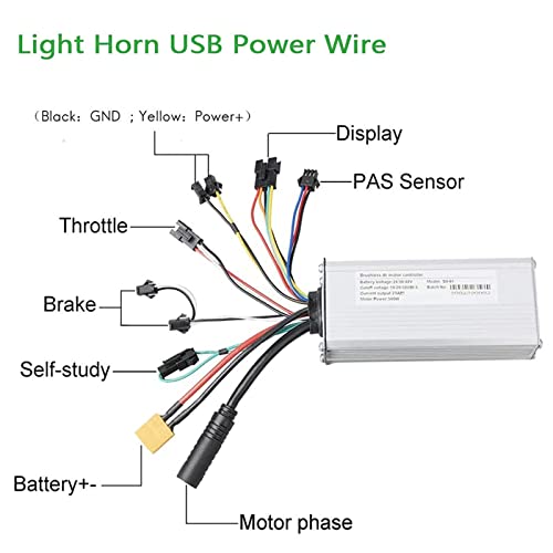 27.5in 48v 1500w Rear Wheel Electric Bicycle Conversion Kit K86771