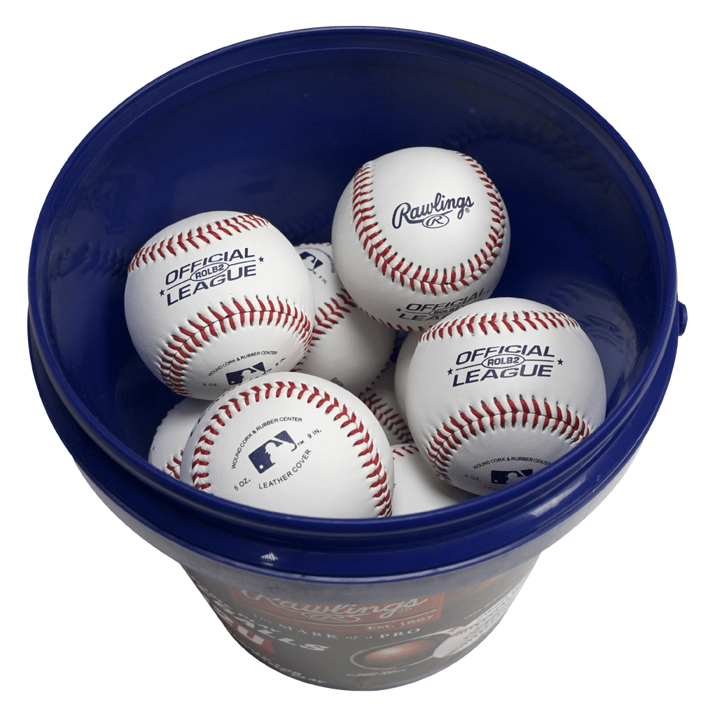 12 Count Youth Practice Baseball Bucket S310