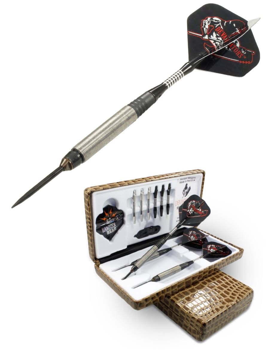 Black Steel 95 Percent Tungsten Steel Tip Dart J74525
