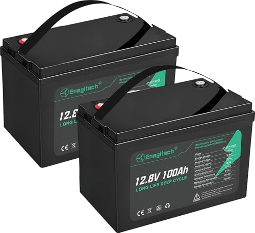 12V 100Ah LiFePO4 Lithium Battery, 12.8V 100Ah F3262