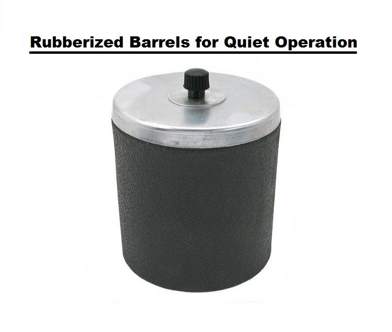 Dual Drum Rotary Rock Tumbler V87750